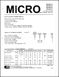 Click here to download MG1401A Datasheet