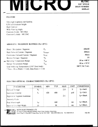 Click here to download MU156C Datasheet