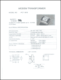 Click here to download PCT-1615 Datasheet