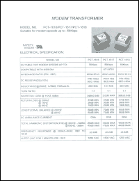 Click here to download PCT-1618 Datasheet