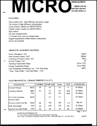 Click here to download MOG2158TA Datasheet