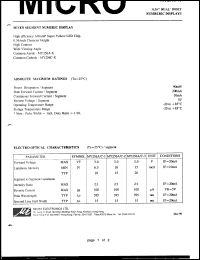 Click here to download MY256C-1 Datasheet