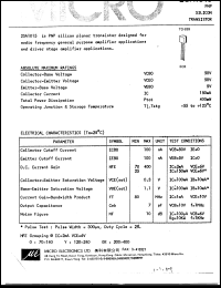 Click here to download 2SA1018 Datasheet