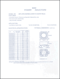 Click here to download SPC-0703-580 Datasheet