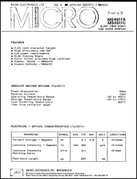 Click here to download MS461FC Datasheet