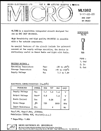 Click here to download ML1382 Datasheet