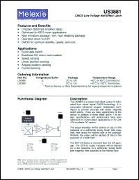Click here to download US3881 Datasheet