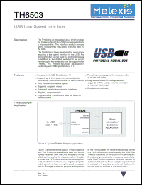 Click here to download TH6503 Datasheet