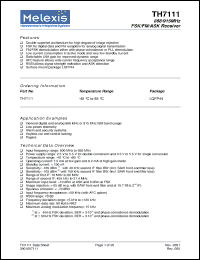 Click here to download TH7111 Datasheet