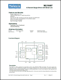 Click here to download MLX10407 Datasheet