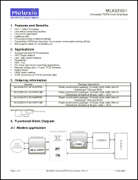 Click here to download MLX32001EE-SO16WREEL Datasheet