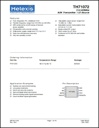 Click here to download TH71072 Datasheet