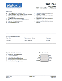 Click here to download TH71081 Datasheet