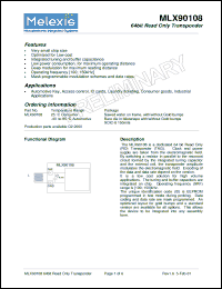 Click here to download MLX90108D Datasheet