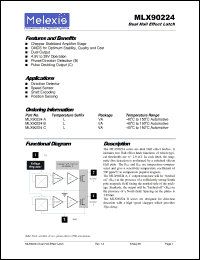 Click here to download MLX90224CL Datasheet