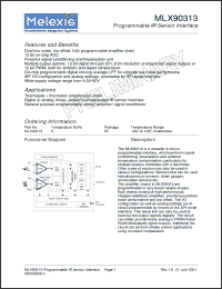 Click here to download MLX90313K Datasheet