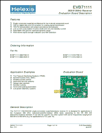Click here to download EVB71111-315-ASK-A Datasheet