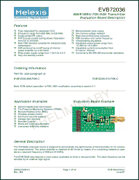 Click here to download EVB72036-315-FM-A Datasheet