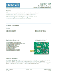 Click here to download EVB71101-433-ASK-C Datasheet