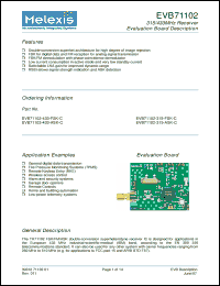 Click here to download EVB71102-315-ASK-A Datasheet