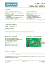 Click here to download EVB72006-315-FM-A Datasheet