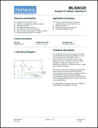 Click here to download MLX90326LFR Datasheet