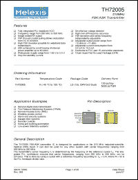 Click here to download TH72005 Datasheet
