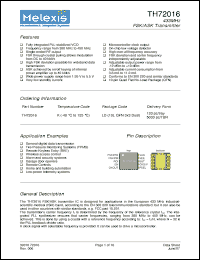 Click here to download TH72016KLD Datasheet