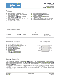 Click here to download TH72032KDC Datasheet