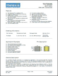Click here to download TH72035KLD Datasheet