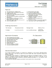 Click here to download TH72006KLD Datasheet