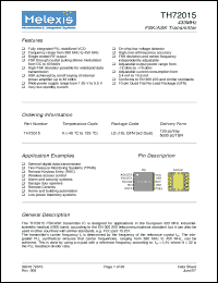 Click here to download TH72015 Datasheet