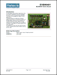 Click here to download EVB90401 Datasheet