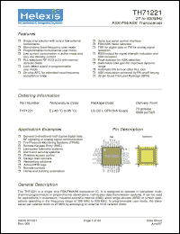 Click here to download TH71221 Datasheet