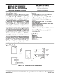 Click here to download MIC2070-2CQS Datasheet