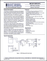 Click here to download MIC2072-1CQS Datasheet