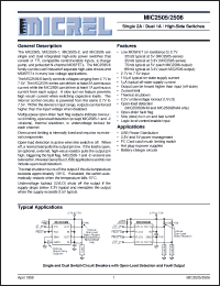 Click here to download MIC2505-2BN Datasheet