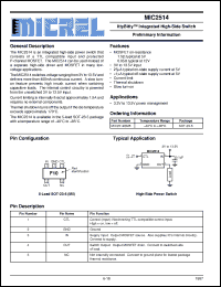 Click here to download MIC2514 Datasheet