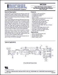 Click here to download MIC2526-1BM Datasheet