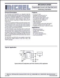 Click here to download MIC2545A-2BN Datasheet