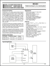 Click here to download MIC2561-0BM Datasheet