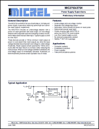 Click here to download MIC2753-SBM5UDS Datasheet