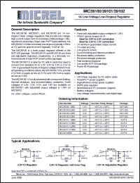 Click here to download MIC39100-3.3BS Datasheet