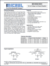 Click here to download MIC39301-2.5BT Datasheet