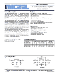 Click here to download MIC39500-2.5BT Datasheet