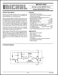 Click here to download MIC4421CM Datasheet