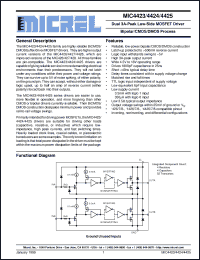 Click here to download MIC4424BN Datasheet