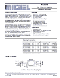 Click here to download MIC5210 Datasheet