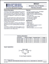 Click here to download MIC5231 Datasheet