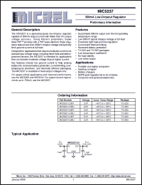 Click here to download MIC5237-3.3BT Datasheet